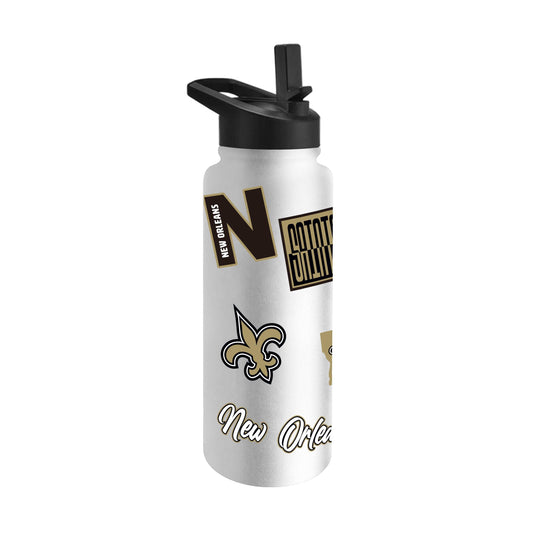 New Orleans Saints Dreamweave 34oz Quencher Bottle - Logo Brands - Flyclothing LLC