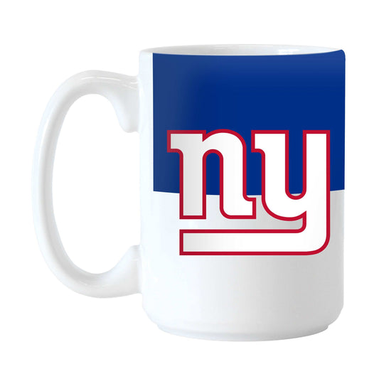 New York Giants 15oz Colorblock Sublimated Mug - Logo Brands - Flyclothing LLC
