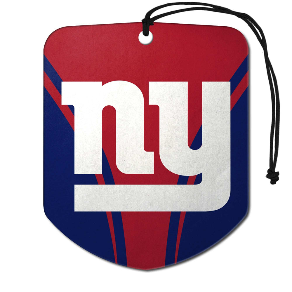 NFL - New York Giants Air Freshener 2-pk - Logo Brands - Flyclothing LLC