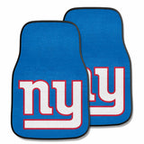 NFL - New York Giants 2-pc Carpet Car Mat Set - Logo Brands - Flyclothing LLC