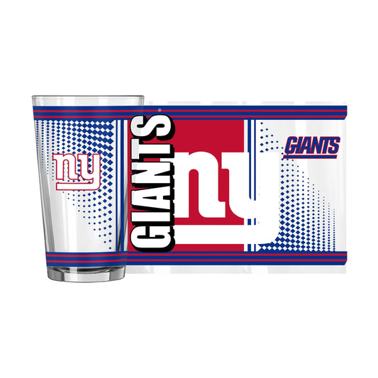 NY Giants 16oz Hero Pint Glass - Logo Brands - Flyclothing LLC