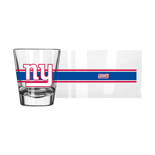 New York Giants 2oz Stripe Shot Glass - Logo Brands - Flyclothing LLC