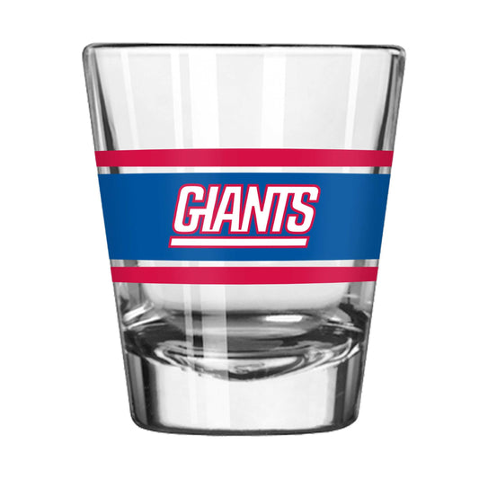 New York Giants 2oz Stripe Shot Glass - Logo Brands - Flyclothing LLC