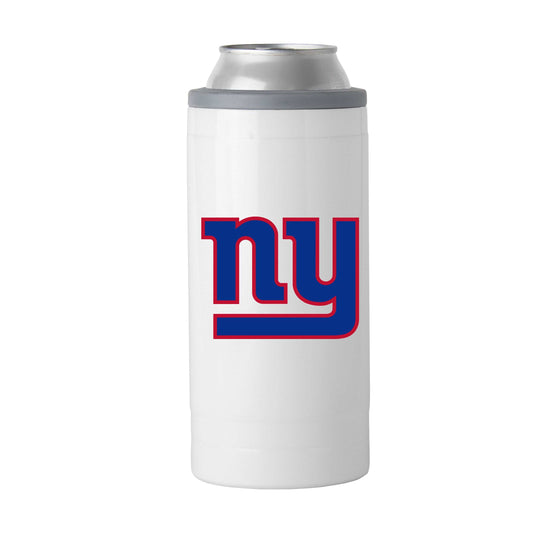 New York Giants Letterman 12 oz Slim Can Coolie - Logo Brands - Flyclothing LLC
