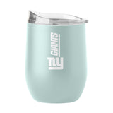 NY Giants 16oz Vertical Powder Coat Curved Beverage - Logo Brands - Flyclothing LLC