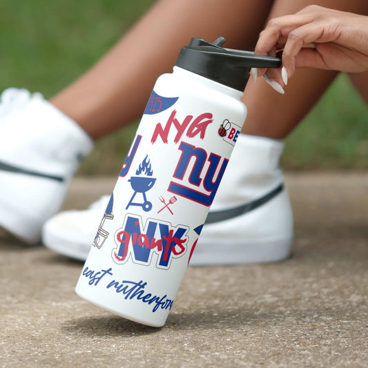 NY Giants 34oz Native Quencher Bottle - Logo Brands - Flyclothing LLC