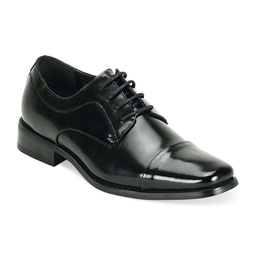 Giorgio Venturi Cap Toe Lace Shoe Black - Giorgio Venturi - Flyclothing LLC