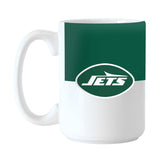 New York Jets 15oz Colorblock Sublimated Mug - Logo Brands - Flyclothing LLC