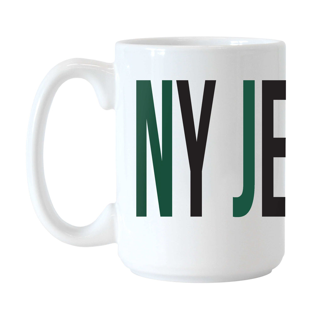 NY Jets 15oz Overtime Sublimated Mug - Logo Brands - Flyclothing LLC