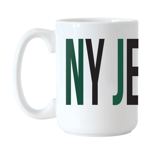 NY Jets 15oz Overtime Sublimated Mug - Logo Brands - Flyclothing LLC