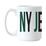 NY Jets 15oz Overtime Sublimated Mug - Logo Brands - Flyclothing LLC