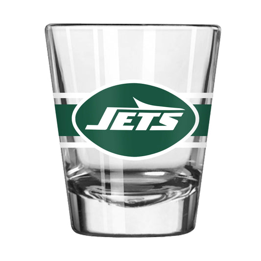 New York Jets 2oz Stripe Shot Glass - Logo Brands - Flyclothing LLC