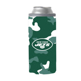 New York Jets Camo Swagger 12oz Slim Can Coolie - Logo Brands - Flyclothing LLC
