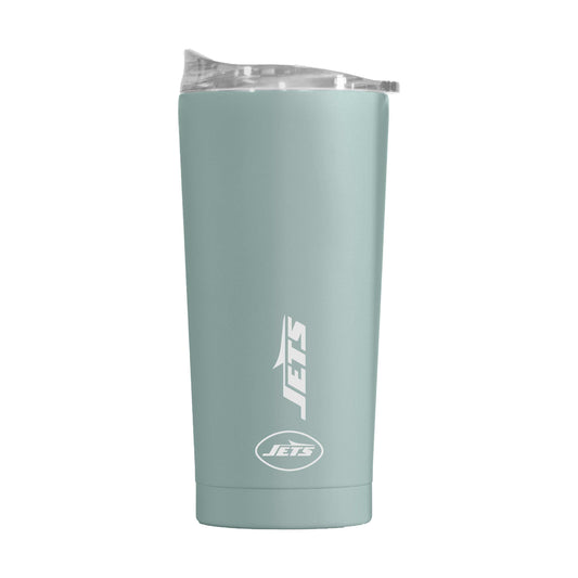 NY Jets 20oz Vertical Powder Coat Tumbler - Logo Brands - Flyclothing LLC