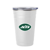 New York Jets 22oz Flipside Stainless Cup - Logo Brands - Flyclothing LLC