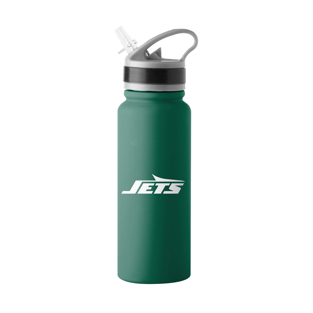 New York Jets 25oz Logo SingleWall FlipTop Bottle - Logo Brands - Flyclothing LLC