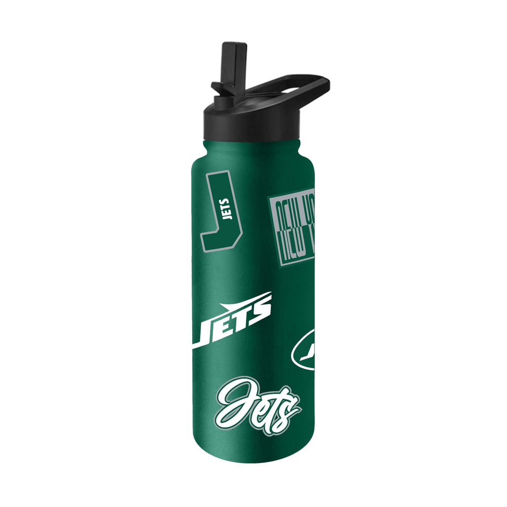 New York Jets 34oz Dreamweave Quencher Bottle - Logo Brands - Flyclothing LLC