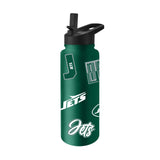 New York Jets 34oz Dreamweave Quencher Bottle - Logo Brands - Flyclothing LLC
