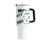 New York Jets 40oz Native Powder Coat Tumbler - Logo Brands - Flyclothing LLC