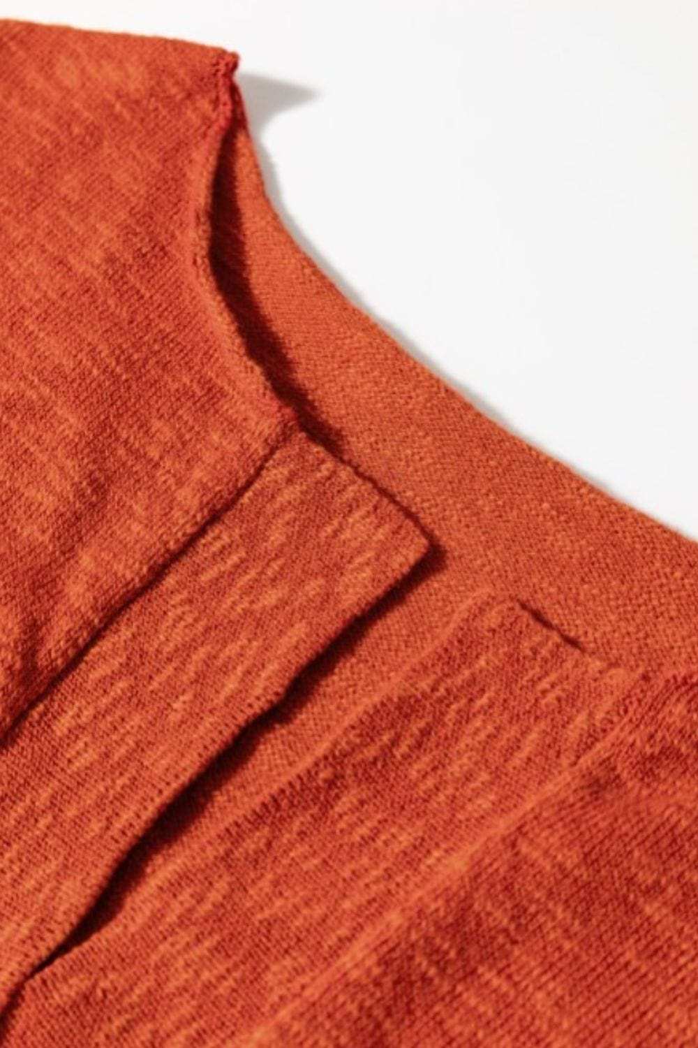 Side Slit Round Neck Sweater Vest - Trendsi - Flyclothing LLC