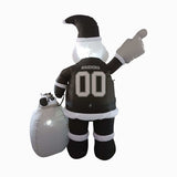 Las Vegas Raiders Santa Claus Yard Inflatable - Logo Brands - Flyclothing LLC