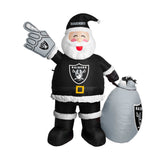 Las Vegas Raiders Santa Claus Yard Inflatable - Logo Brands - Flyclothing LLC