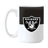 Las Vegas Raiders Colorblock 15oz Sublimated Mug - Logo Brands - Flyclothing LLC