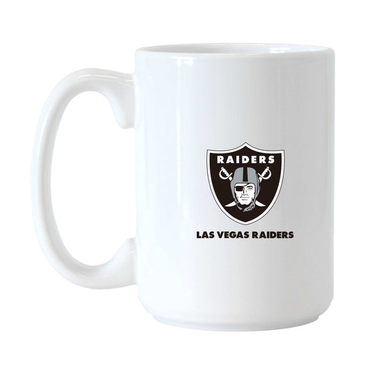 Las Vegas Raiders 15oz Letterman Sublimated Mug - Logo Brands - Flyclothing LLC