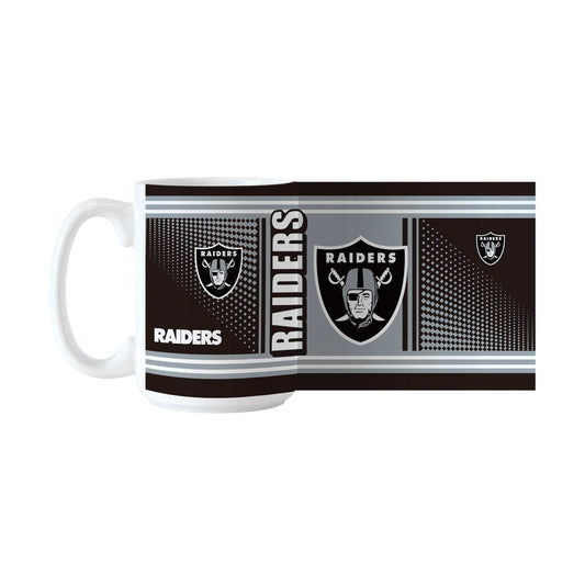 Las Vegas Raiders 15oz Hero Sublimated Mug - Logo Brands - Flyclothing LLC
