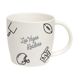 Las Vegas Raiders 18oz Playmaker Mug - Logo Brands - Flyclothing LLC