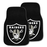 NFL - Las Vegas Raiders 2-pc Carpet Car Mat Set - Logo Brands - Flyclothing LLC