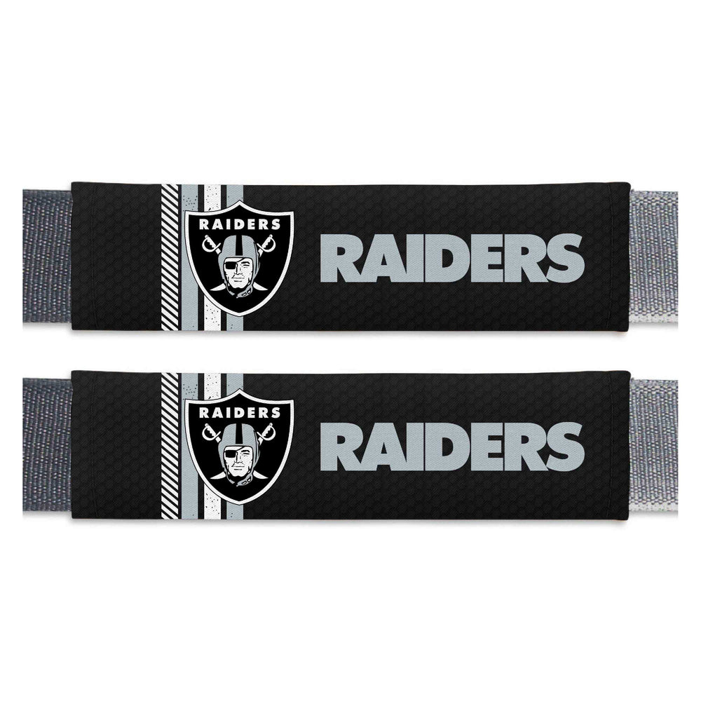 NFL - Las Vegas Raiders Rally Seatbelt Pad - Pair - Logo Brands - Flyclothing LLC