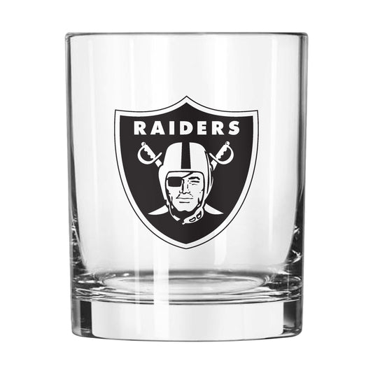 Las Vegas Raiders 14oz Gameday Rocks Glass - Logo Brands - Flyclothing LLC