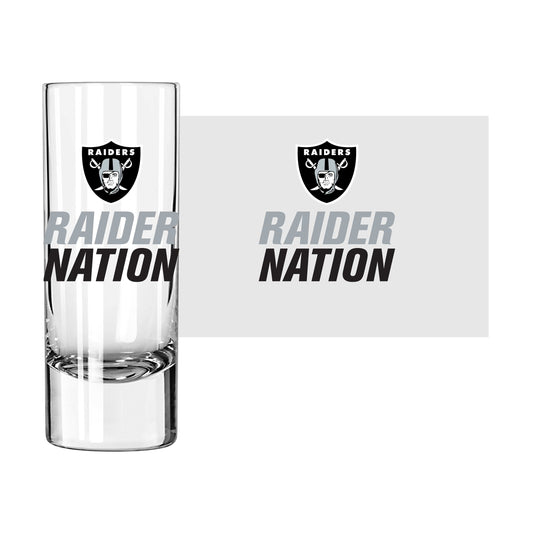 Las Vegas Raiders 2.5oz Slogan Shooter Glass - Logo Brands - Flyclothing LLC