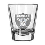 Oakland Raiders 2oz Swagger Shot Glass - Logo Brands - Flyclothing LLC