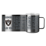 Las Vegas Raiders 15oz Replay Stainless Steel Mug - Logo Brands - Flyclothing LLC