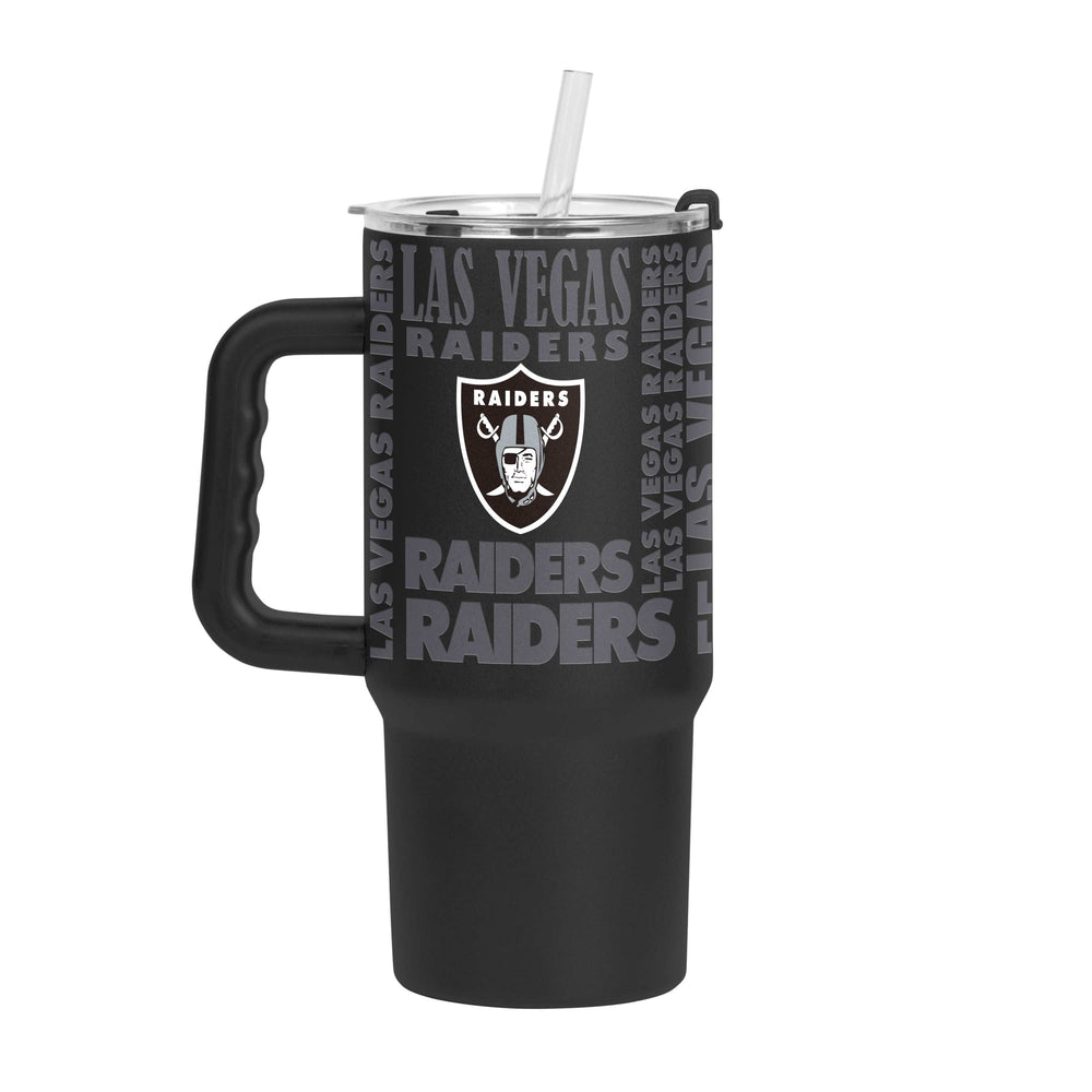 Las Vegas Raiders 24oz Replay Tumbler w/Handle - Logo Brands - Flyclothing LLC