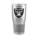 Las Vegas Raiders Silver 30oz Gameday Stainless Steel Tumbler - Logo Brands - Flyclothing LLC