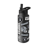 Las Vegas Raiders 34oz Native Quencher Bottle - Logo Brands - Flyclothing LLC