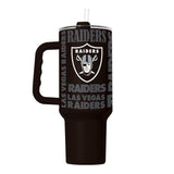 Las Vegas Raiders 40oz Replay Powder Coat Tumbler - Logo Brands - Flyclothing LLC