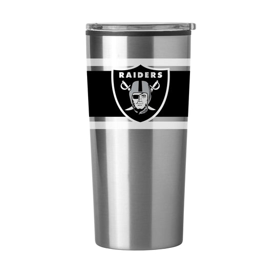 Las Vegas Raiders Stripe 20 oz Fusion Tumbler - Logo Brands - Flyclothing LLC