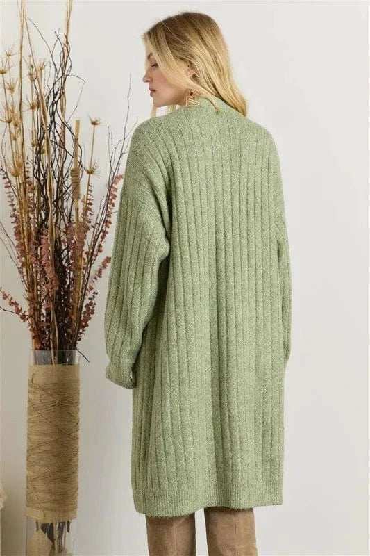ADORA Super Soft Rib Knit Cardigan - Trendsi - Flyclothing LLC