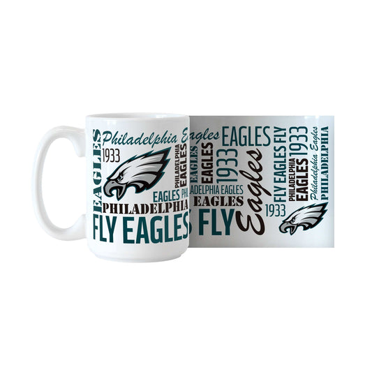 Philadelphia Eagles 15oz Spirit Sublimated Mug - Logo Brands - Flyclothing LLC
