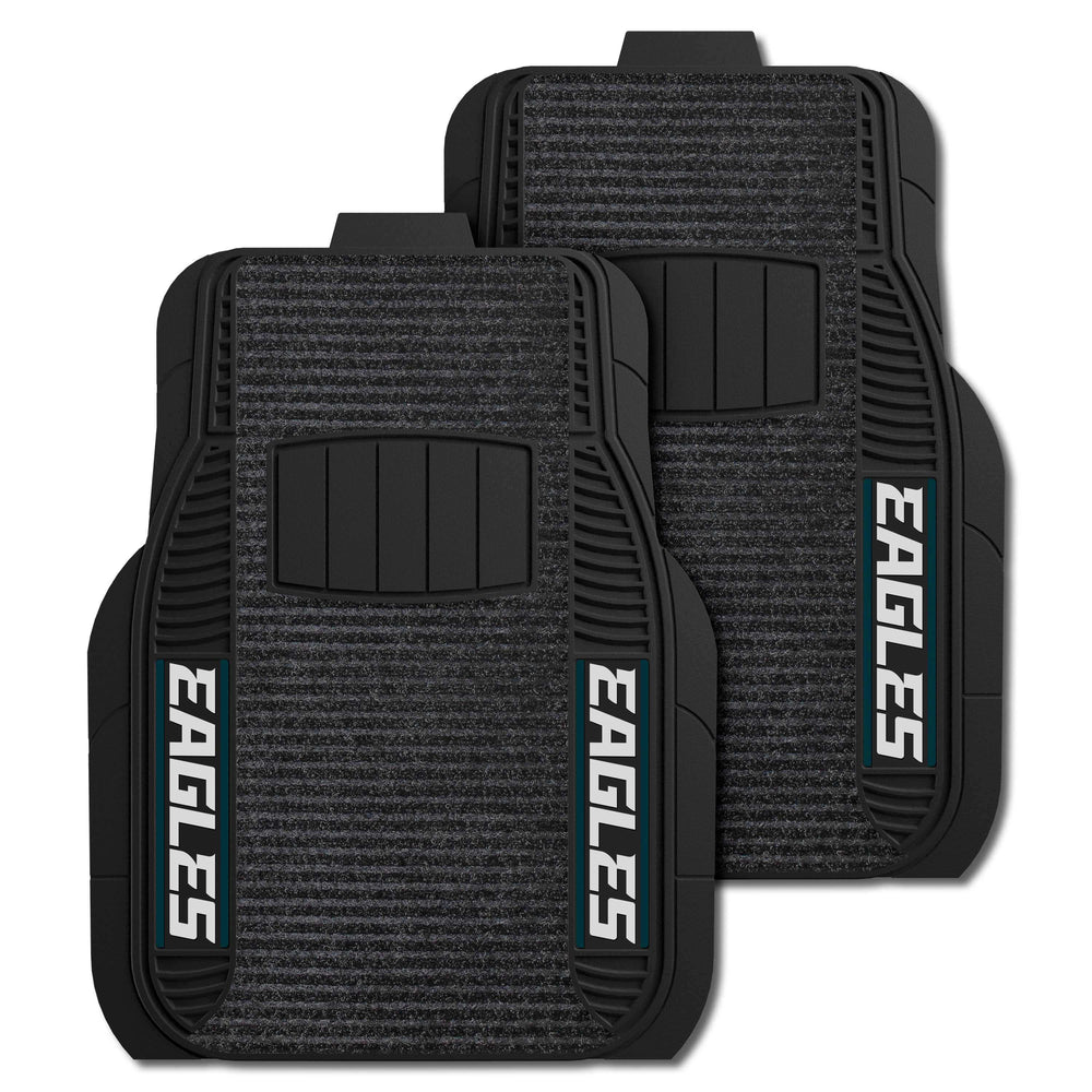 NFL - Philadelphia Eagles 2-pc Deluxe Car Mat Set - Logo Brands - Flyclothing LLC