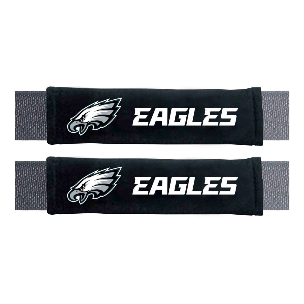 NFL - Philadelphia Eagles Embroidered Seatbelt Pad - Pair - Logo Brands - Flyclothing LLC