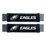 NFL - Philadelphia Eagles Embroidered Seatbelt Pad - Pair - Logo Brands - Flyclothing LLC