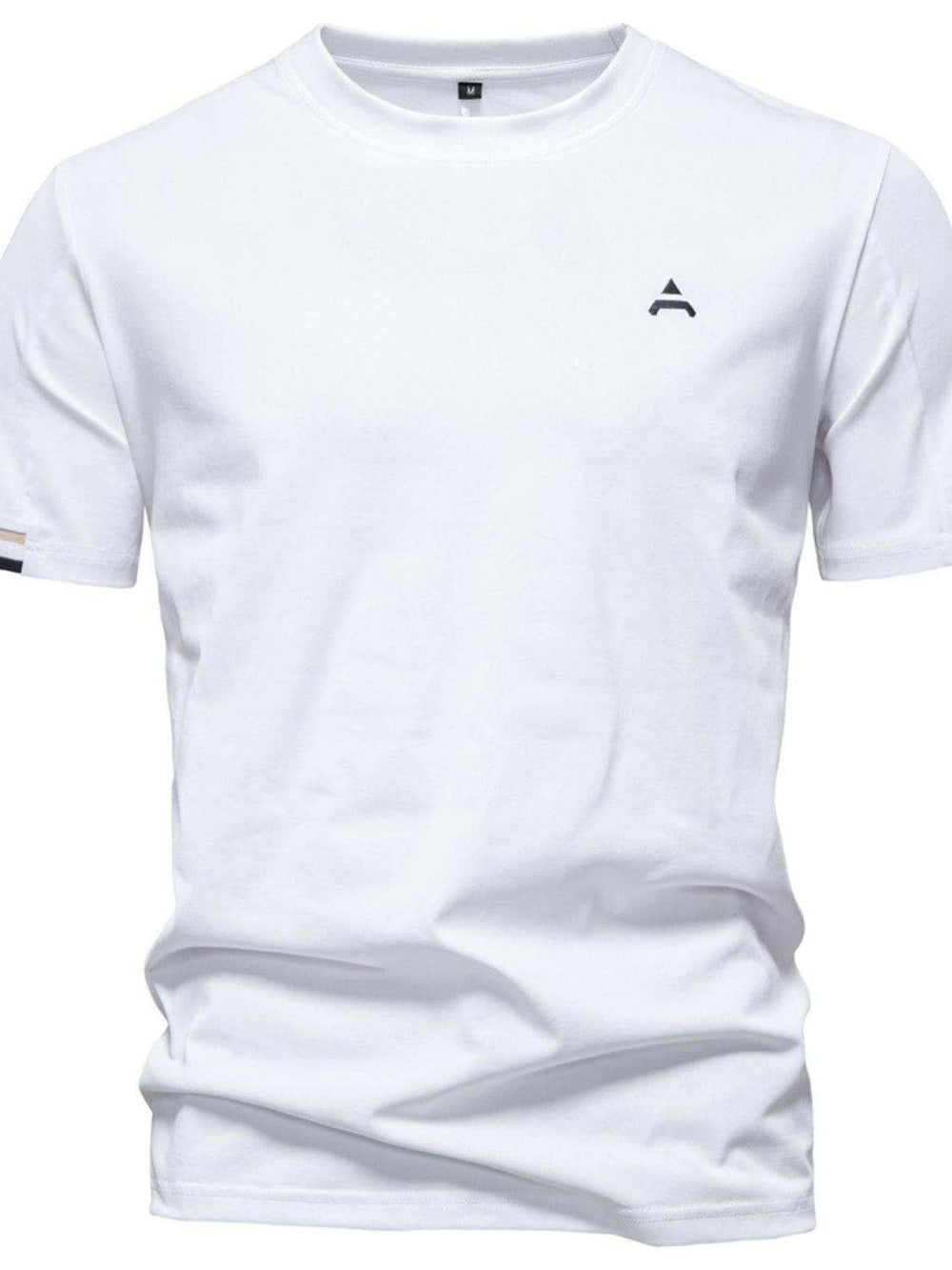Men's Embroidered Round Neck T-Shirt - Trendsi - Flyclothing LLC