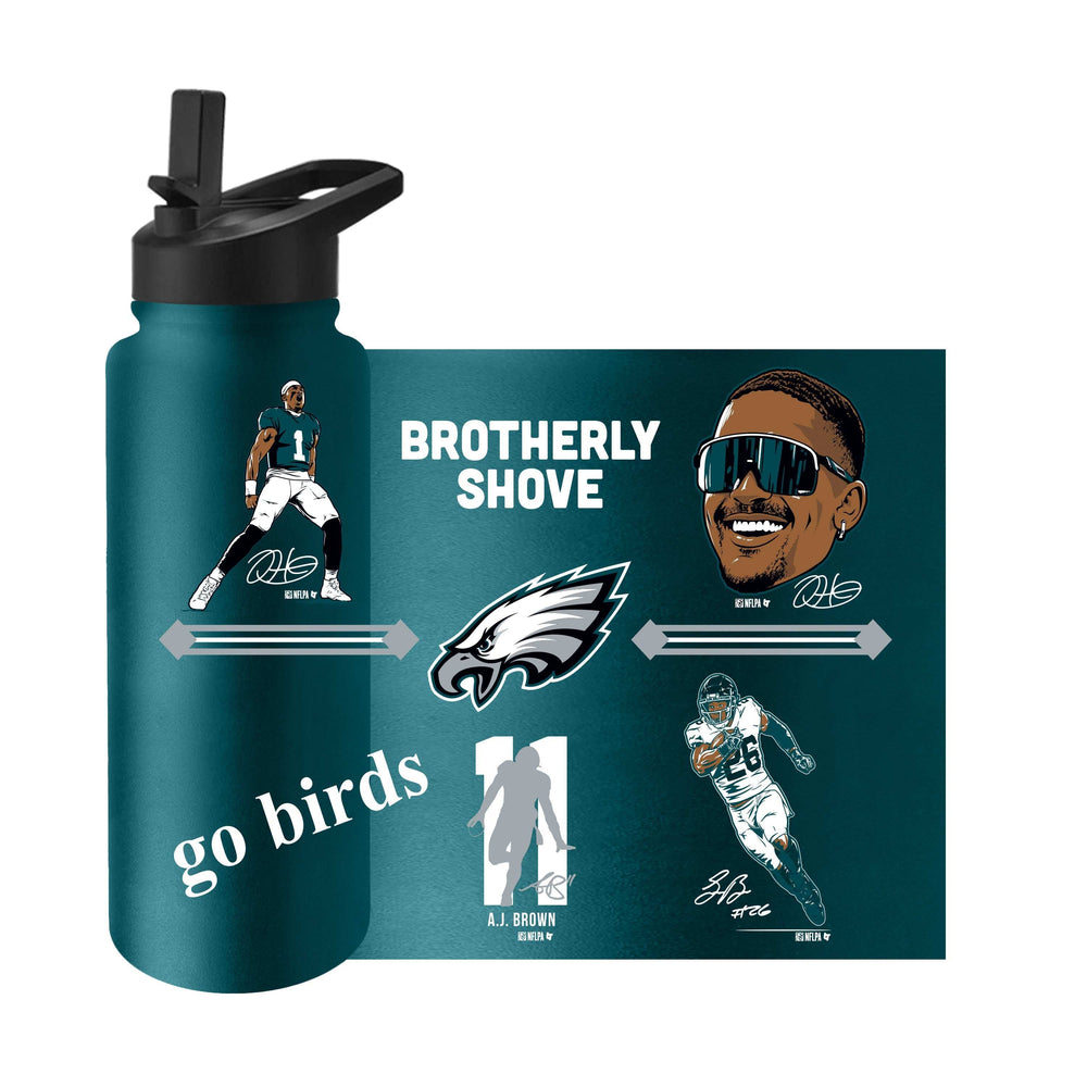 Philadelphia Eagles/Breaking T 34oz Native Quencher Bottle - Logo Brands - Flyclothing LLC