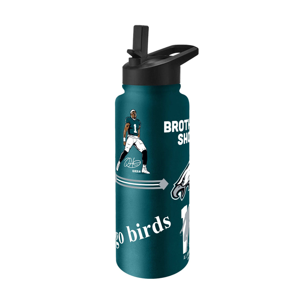 Philadelphia Eagles/Breaking T 34oz Native Quencher Bottle - Logo Brands - Flyclothing LLC