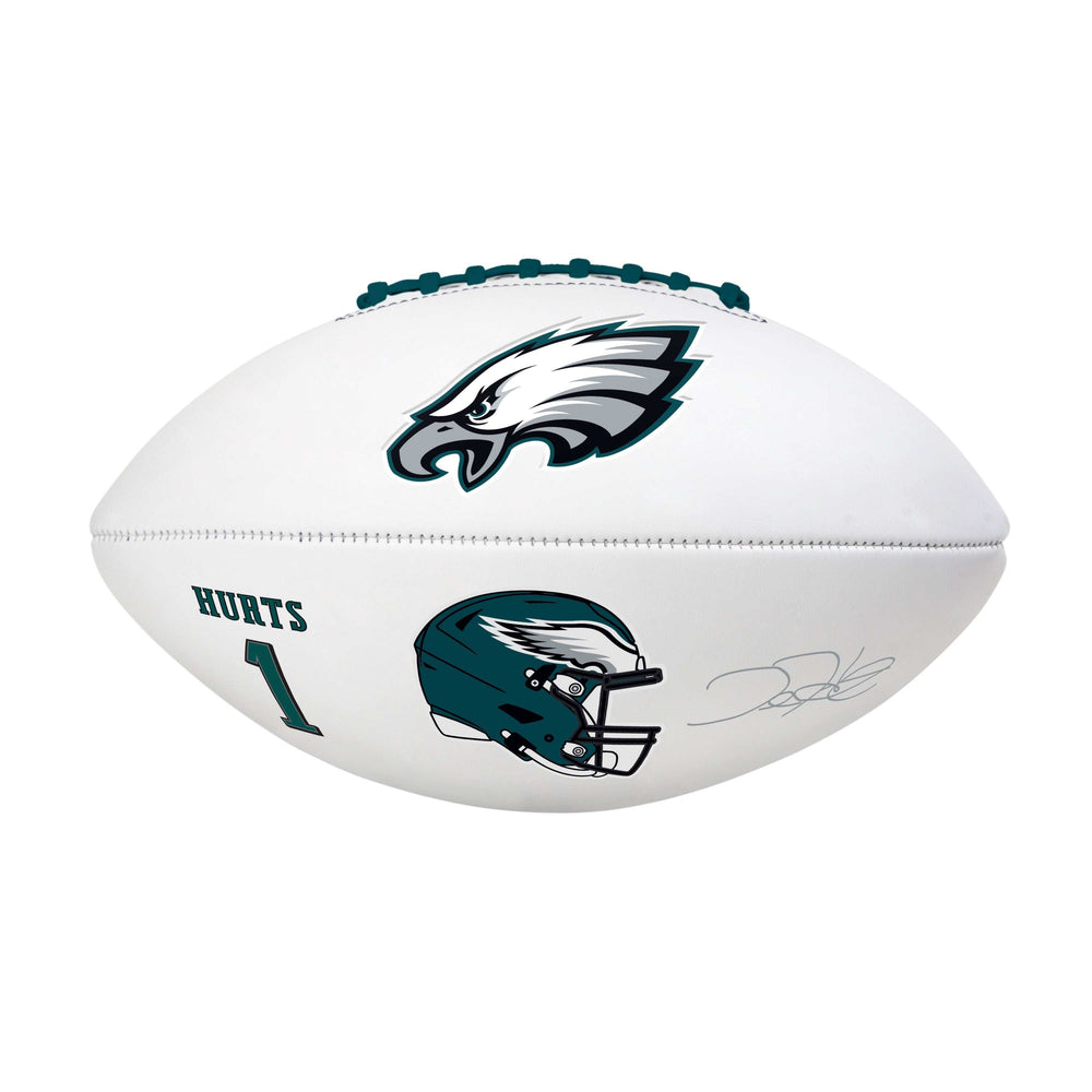 Philadelphia Eagles Jalen Hurts Players Full Size Autograph Football - Logo Brands - Flyclothing LLC